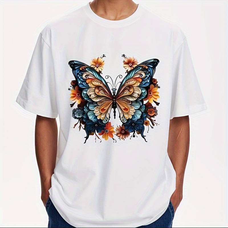 Bela majica Metulj Design